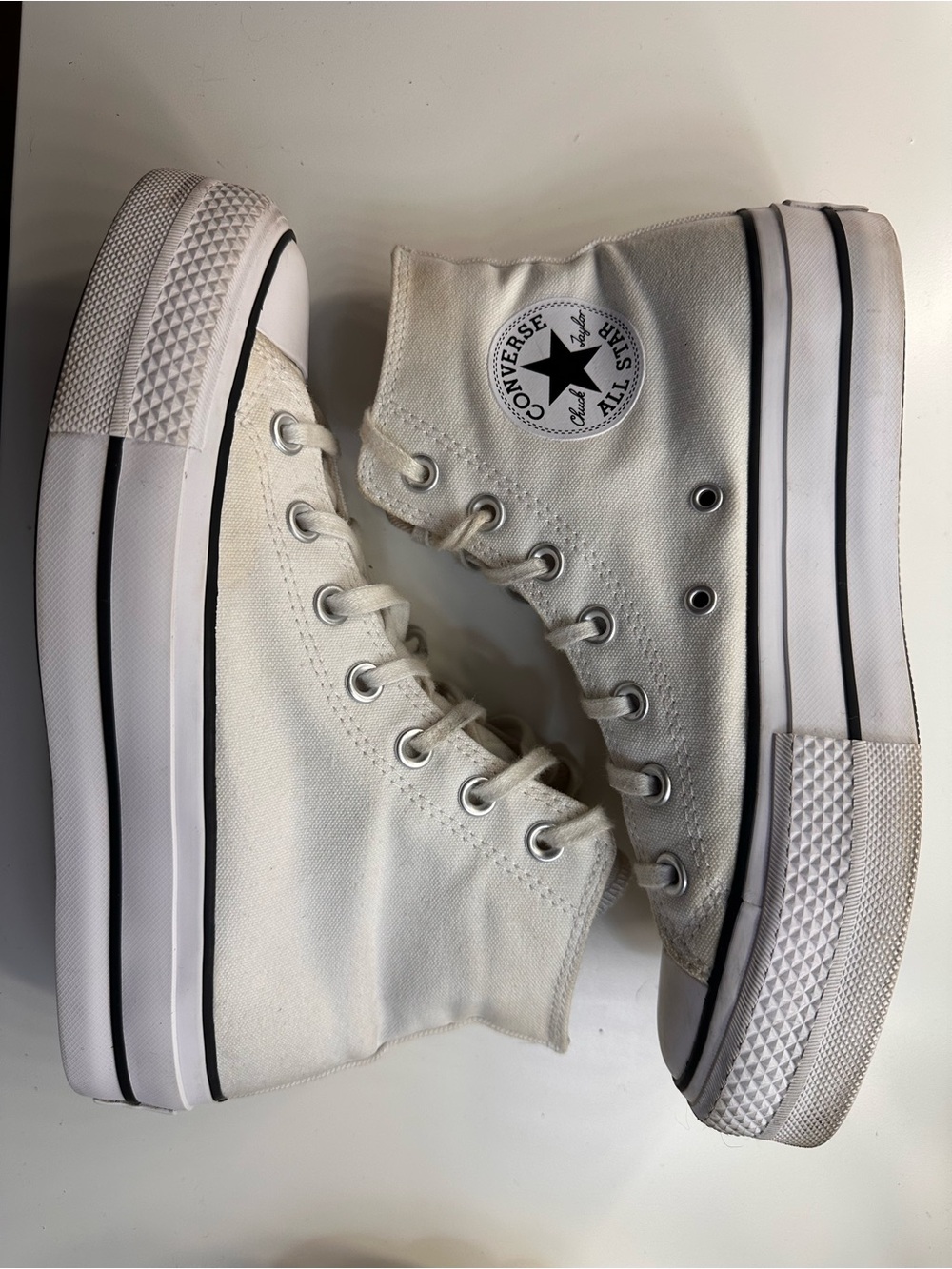 Converse Platform Converse in White